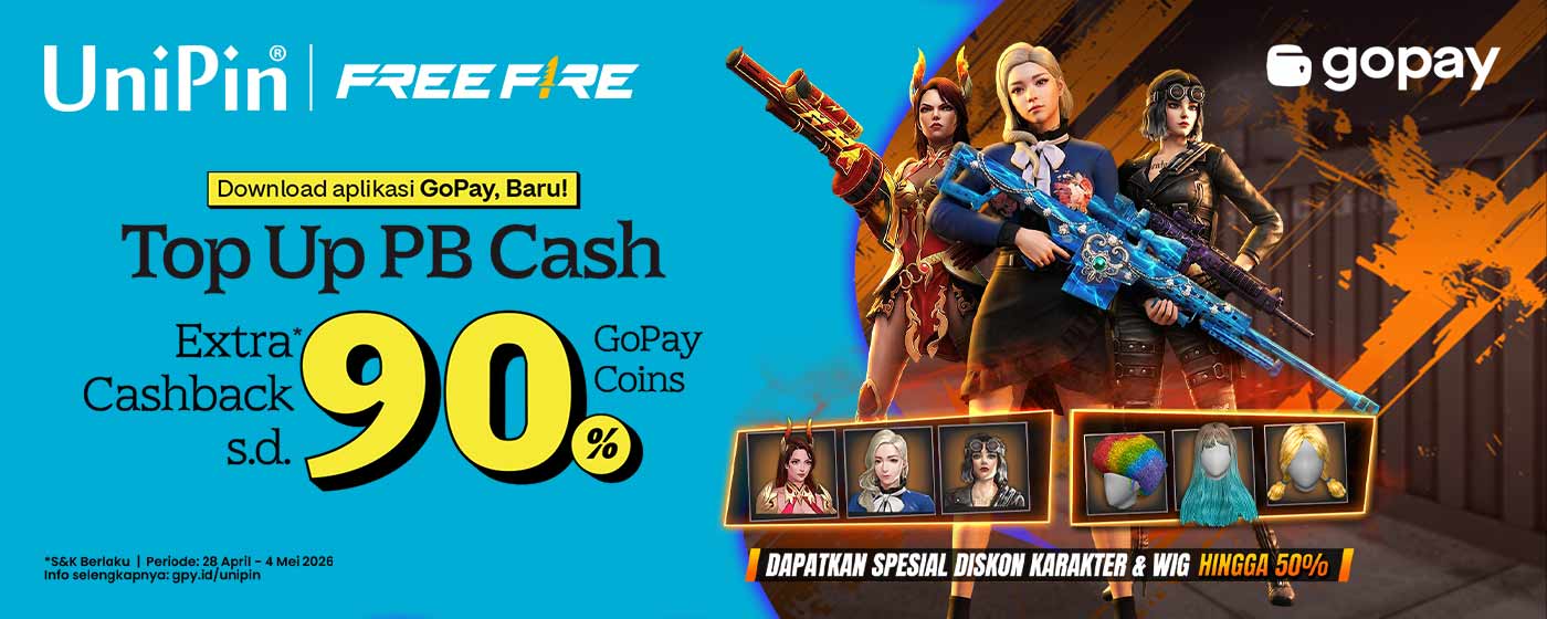 Beli Item Point Blank Lebih Hemat 50%! Ekstra Cashback 90% dengan Top Up Pakai GoPay!